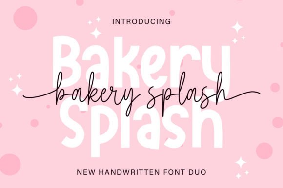 Bakery Splash Duo Review: A Romantic Typeface for Brand Identity
