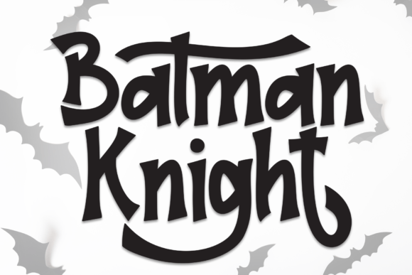 Batman Knight: A Handwritten Typeface for Creative Makers