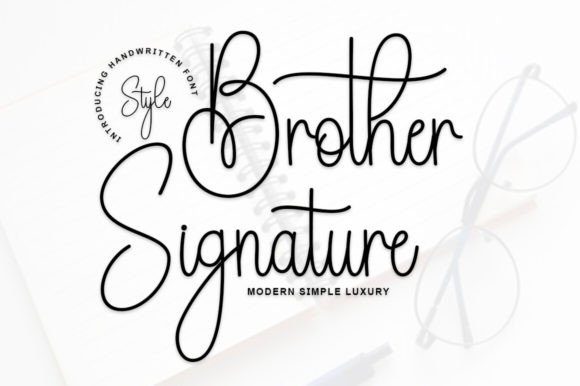 Brother Signature: Elevating Editorial Design with Graceful Typography