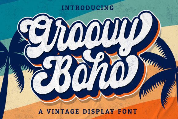 Groovy Boho: A Vintage Script Font for Editorial Design