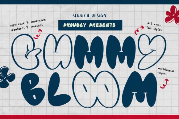 Gummy Bloom: The Playful Typeface for a Memorable Brand Identity