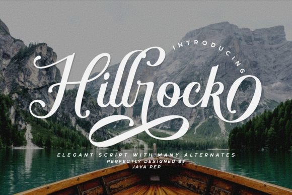 Hillrock: The Script Typeface That Elevates Campaign Visuals