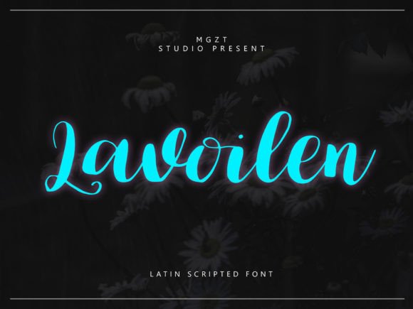 Lavoilen: A Refined Script Font for Handmade Branding