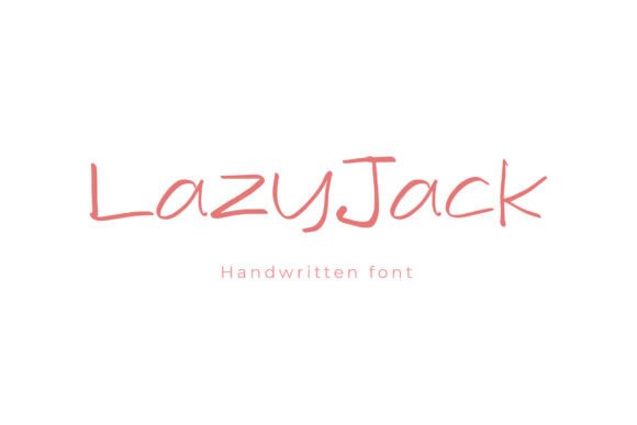 Lazy Jack: A Raw Brush Font for Bold Brand Identities