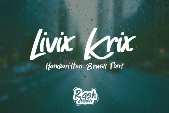 Livixkrix: The Handwritten Brush Font for Elegant Brand Identity