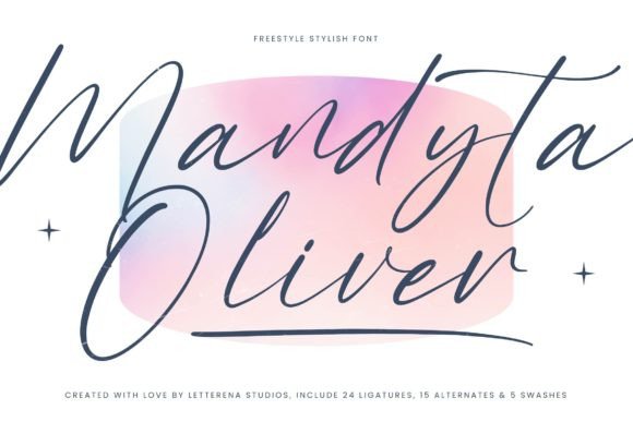 Mandyta Oliver: A Luxury Script Font Review for Brand Identity
