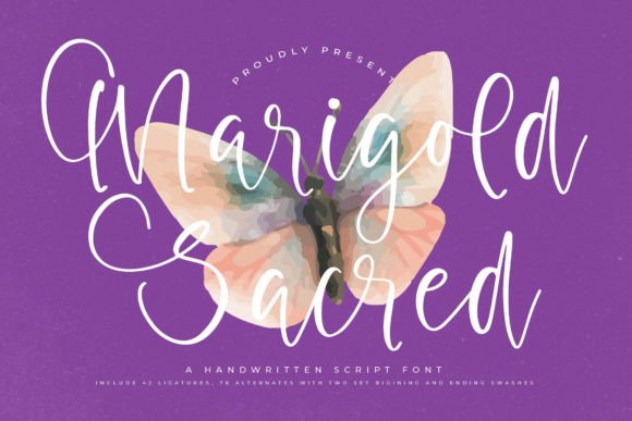 Marigold Sacred: A Luxury Script Font for High-Impact Campaigns