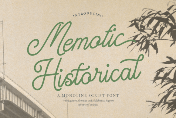 Memotic Historical: The Script Font That Elevates Campaign Visuals