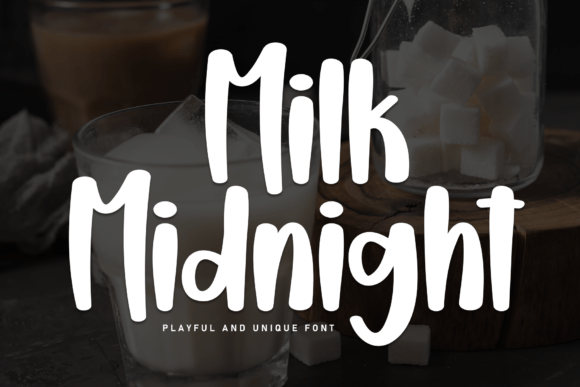 Milk Midnight: A Modern Handwritten Typeface for Editorial Design