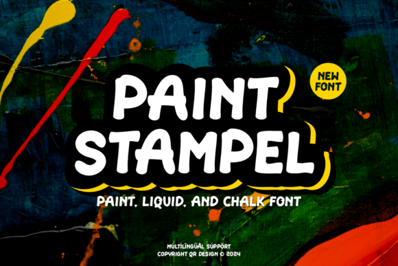 Paint Stampel: A Handwritten Typeface for Authentic Campaign Design