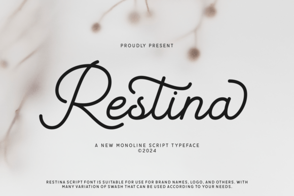 Restina Typeface: Elevate Your Brand Identity with Playful Script Design