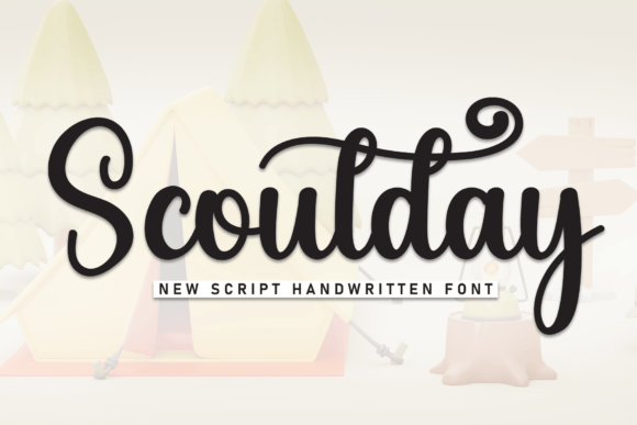 Scoutday Typeface: A Handwritten Font for Authentic Campaign Design