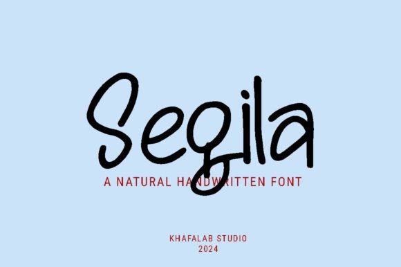 Segila: A Playful Handwritten Font for Editorial Design