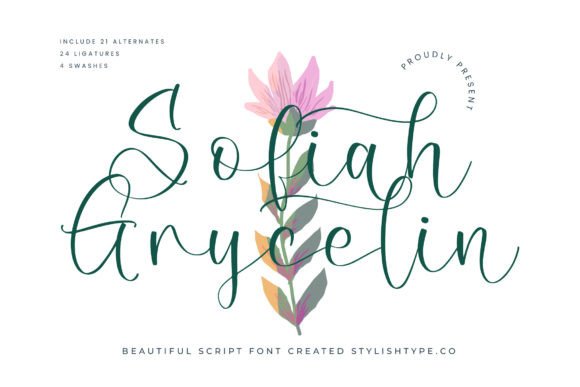 Sofiah Grycelin: Elevating Editorial Design with Luxury Script Typography