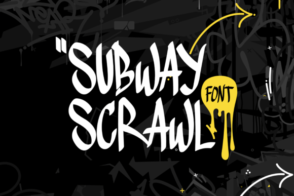 Subway Scrawl: A Slim-Line Graffiti Typeface for Modern Branding