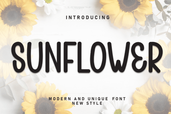 Sunflower Font: A Sweet Handwritten Typeface for Editorial Design