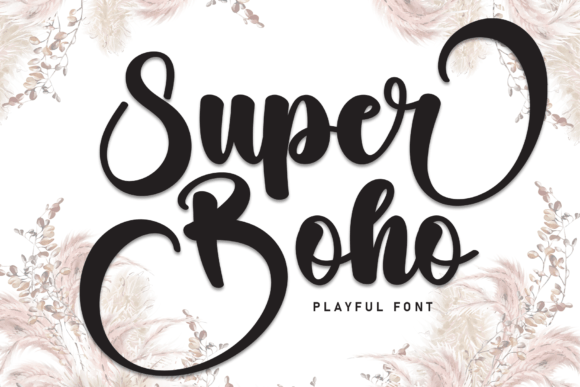 Super Boho: A Creative Script Font for Distinctive Brand Identity