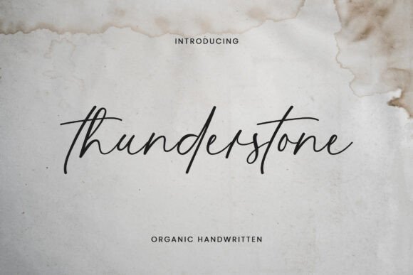 Thunderstone: The Handwritten Font That Polished Our Brand Identity